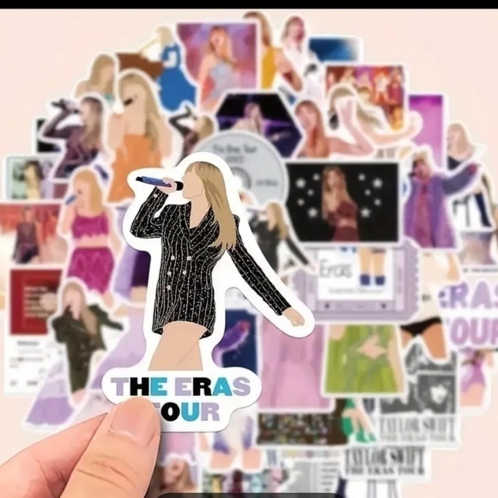 Swift Eras Tour Lyrics Sticker Pack - Waterproof Vinyl Swiftie